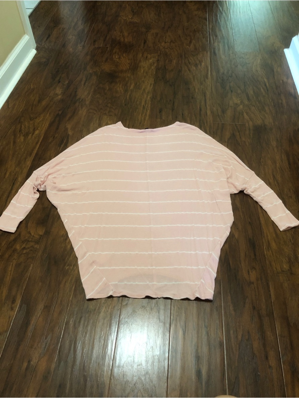 Pink Striped Women’s Top - Lightweight Casual Pullover